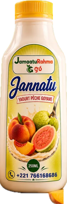 Yaourt Pêche Goyave Jannatu — 250 ml